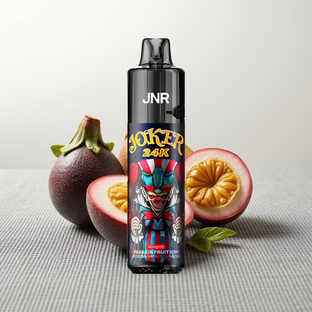 JNR Joker 24K Puffs Disposable Vape Маракуйя Ківі з 800mAh Battery та Type-C Charging