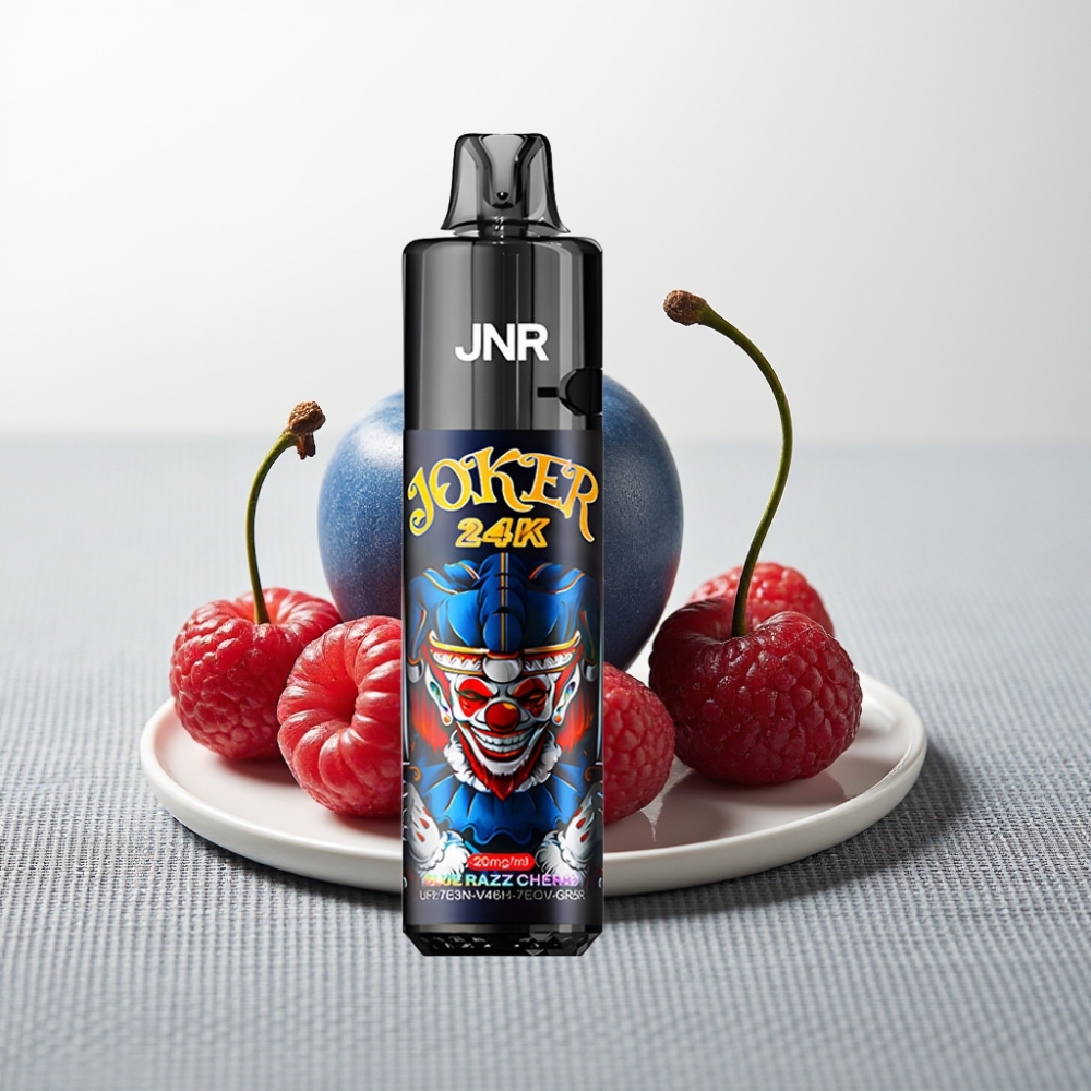 JNR Joker 24K Puffs Refillable Pod 800mAh Blue Razz Cherry