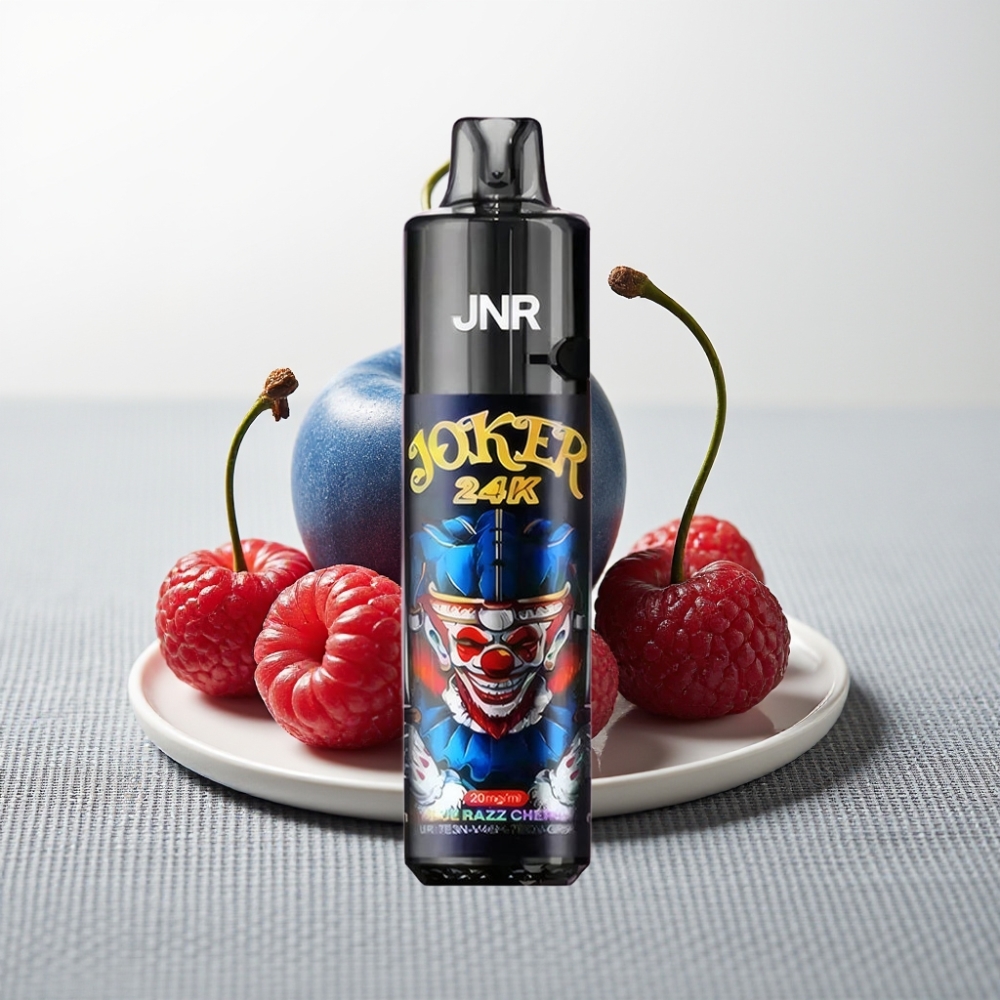 JNR Joker 24K Puffs Refillable Pod 800mAh Blue Razz Cherry