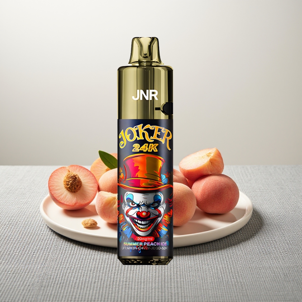 JNR Joker 24K Puffs Літній Персик Лід Refillable Pod 800mAh Type-C