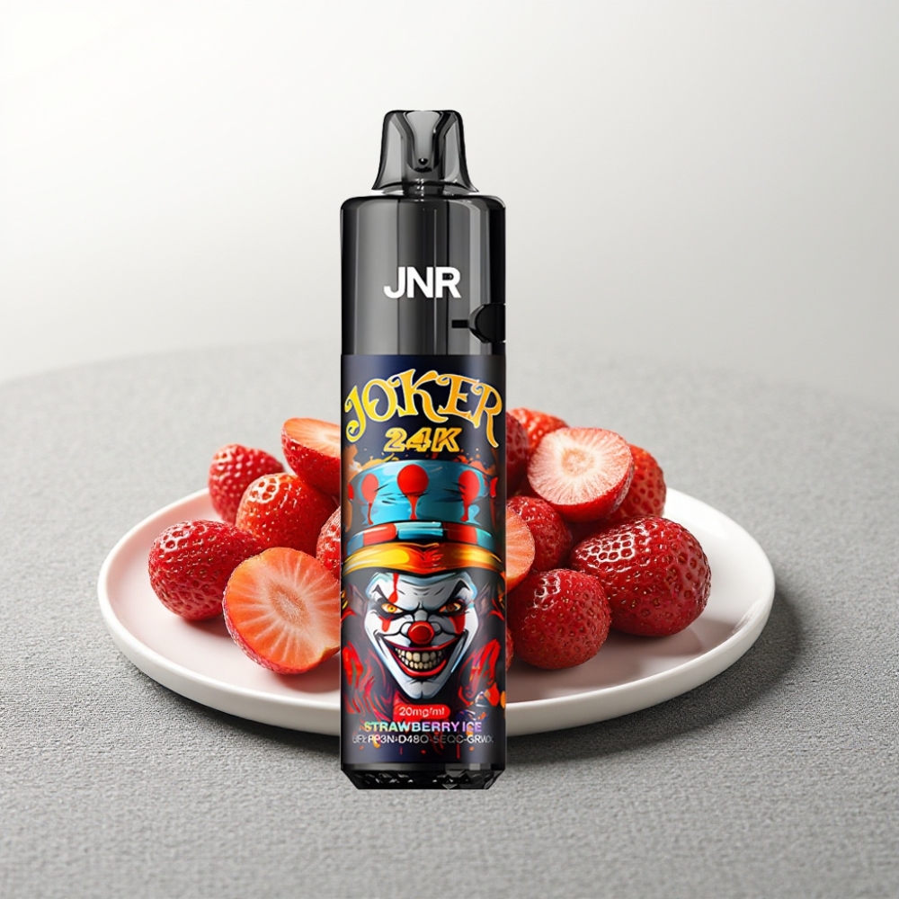 JNR Joker 24K Puffs Полуничний Лід Refillable Pod Type-C 800mAh