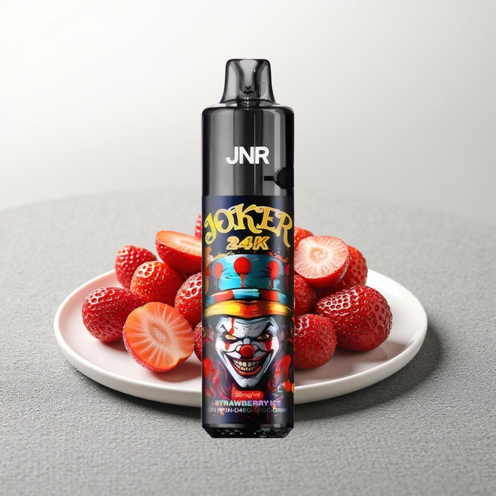 JNR Joker 24K Puffs Полуничний Лід Refillable Pod Type-C 800mAh