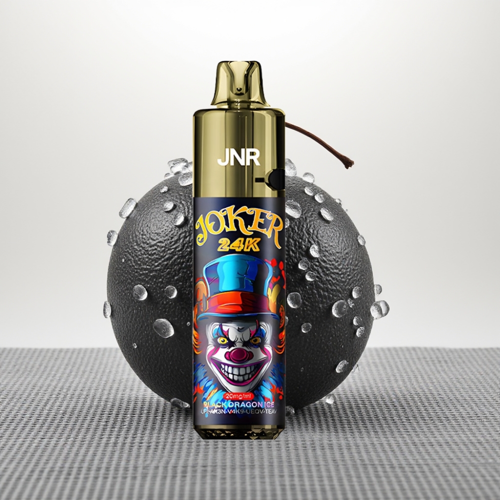 JNR Joker 24K Puffs Refillable Pod Type-C Чорний Дракон Лід