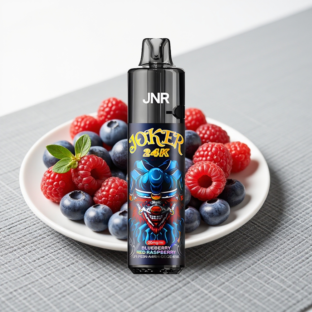 JNR Joker 24K Puffs Двофруктовий Вейп із Видимим Рівнем Рідини, Type-C