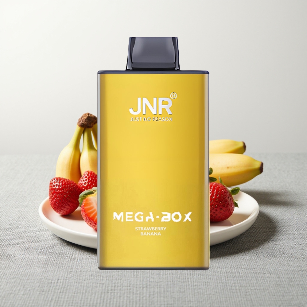 JNR Mega Box 25000 Puffs Полунично-Банановий Диспосейбл 30мл 850mAh Dual Mesh