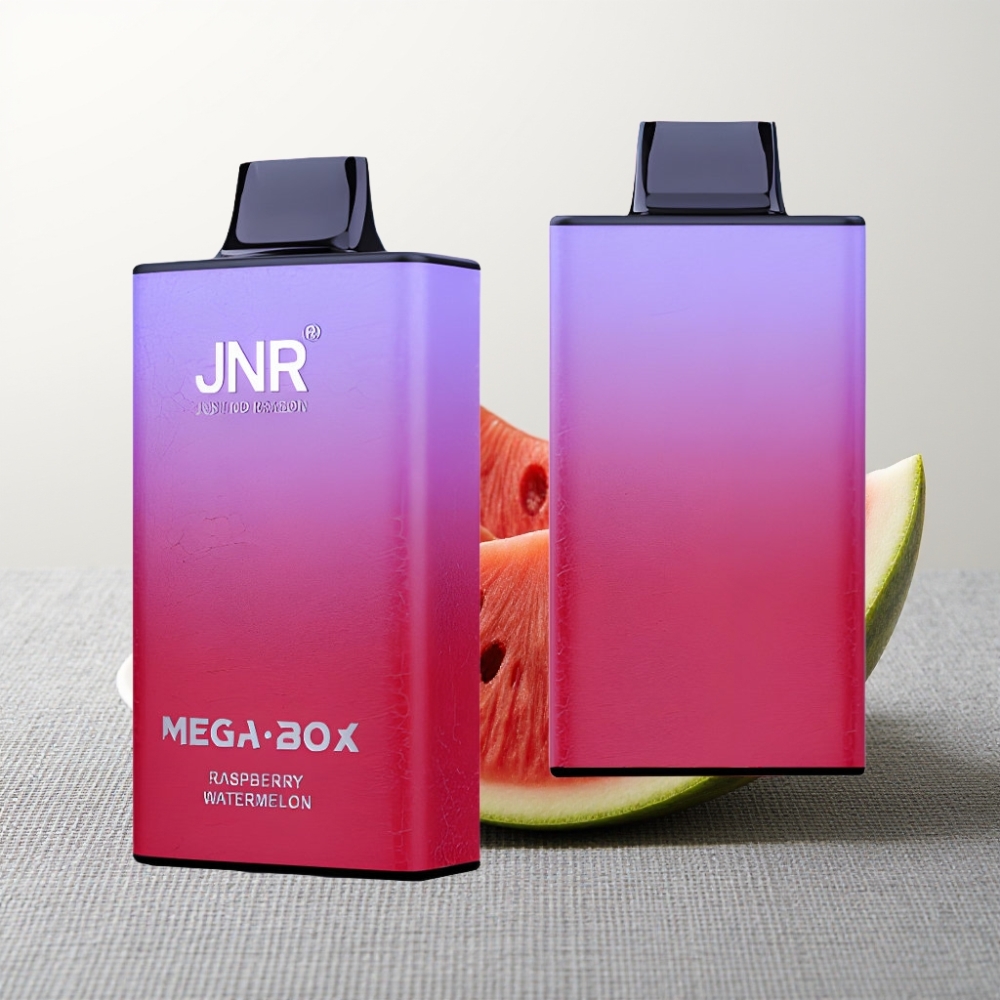 JNR Mega Box 25000 Puffs 30мл Малина Кавун Dual Mesh Type-C