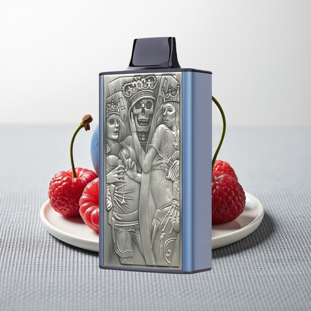 JNR Mega Box 25000 Puffs Disposable Vape Блакитна Малина Вишня 30мл 850мAh Dual Mesh