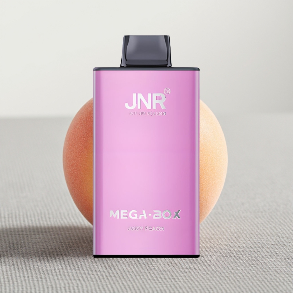 JNR Mega Box 25000 Puffs Disposable Vape 30ml Соковитий Персик Dual Mesh Type-C