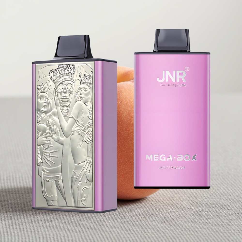 JNR Mega Box 25000 Puffs Disposable Vape 30ml Соковитий Персик Dual Mesh Type-C