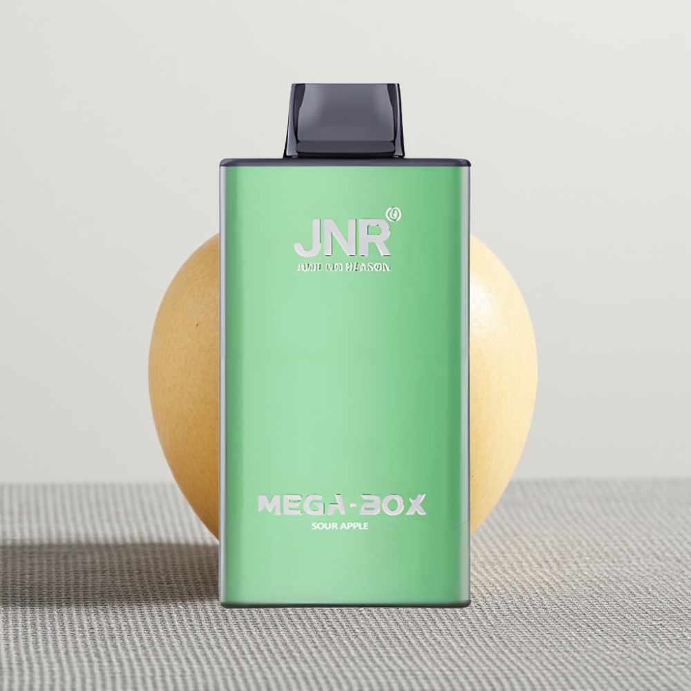 JNR Mega Box 25000 Puffs Disposable Vape Кисле Яблуко Dual Mesh Coil Type-C