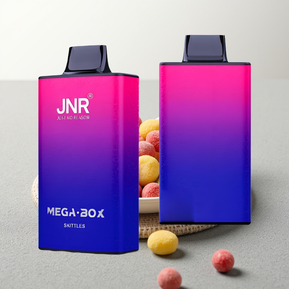 JNR Mega Box 25000 Puffs Disposable Vape Skittles Dual Mesh Coil Type-C