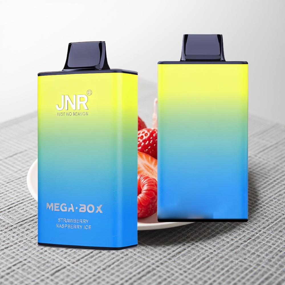 JNR Mega Box 25000 Puffs Полунично-Малиновий Лід Dual Mesh Coil Type-C