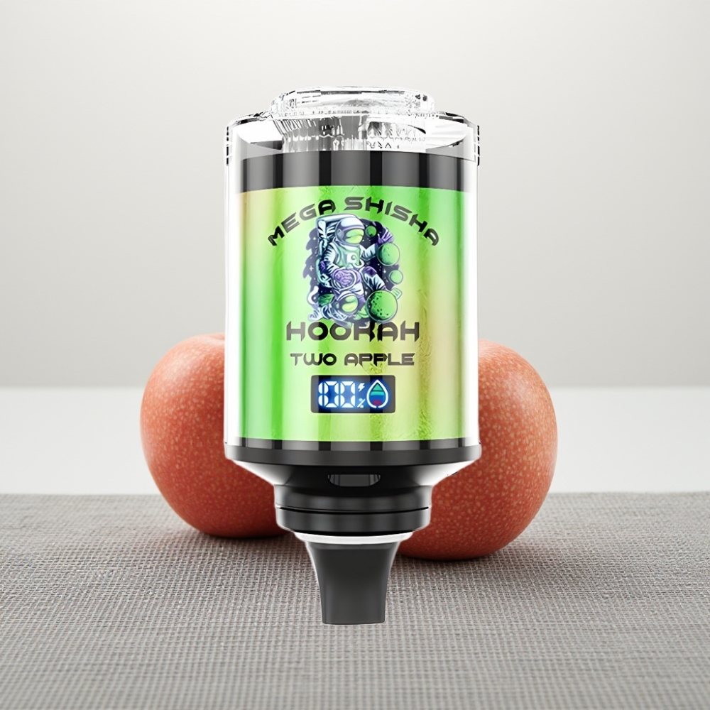 JNR Mega Shisha Hookah 100K Два Яблука 60ml 2200mAh