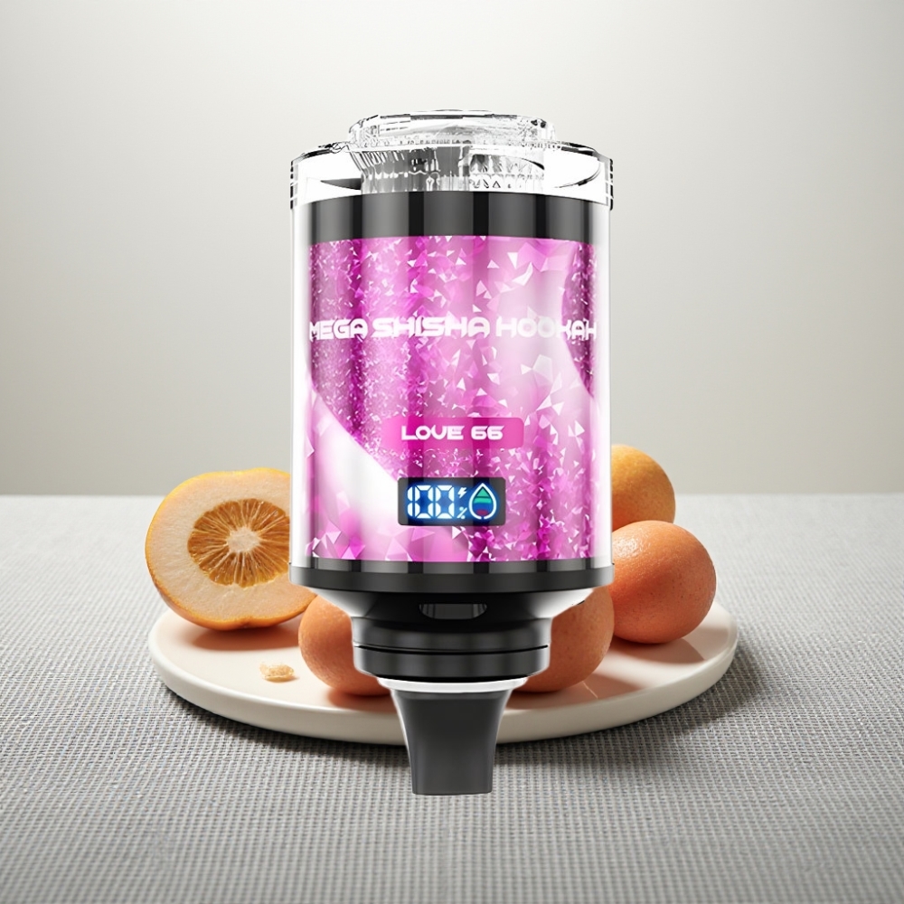 JNR Mega Shisha Hookah 100K Любов 66 Тип-C Екран wholesale vape Ukraine
