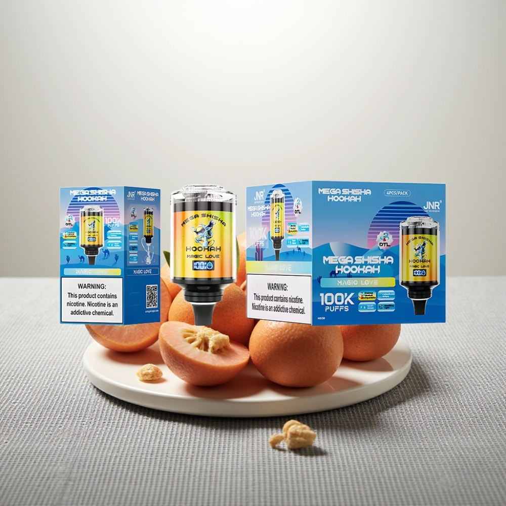 JNR Mega Shisha Hookah 100K Чарівне кохання Desktop Compatibility 60ml 2200mAh
