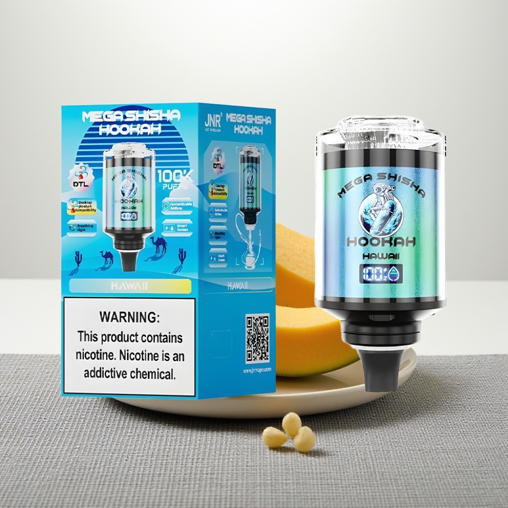 JNR Mega Shisha Hookah 100K Puffs 60ml 2200mAh Type-C