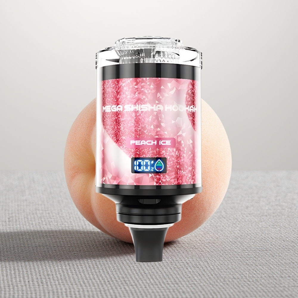 JNR Mega Shisha Hookah 100K Персиковий Лід Type-C Інтерактивний Екран