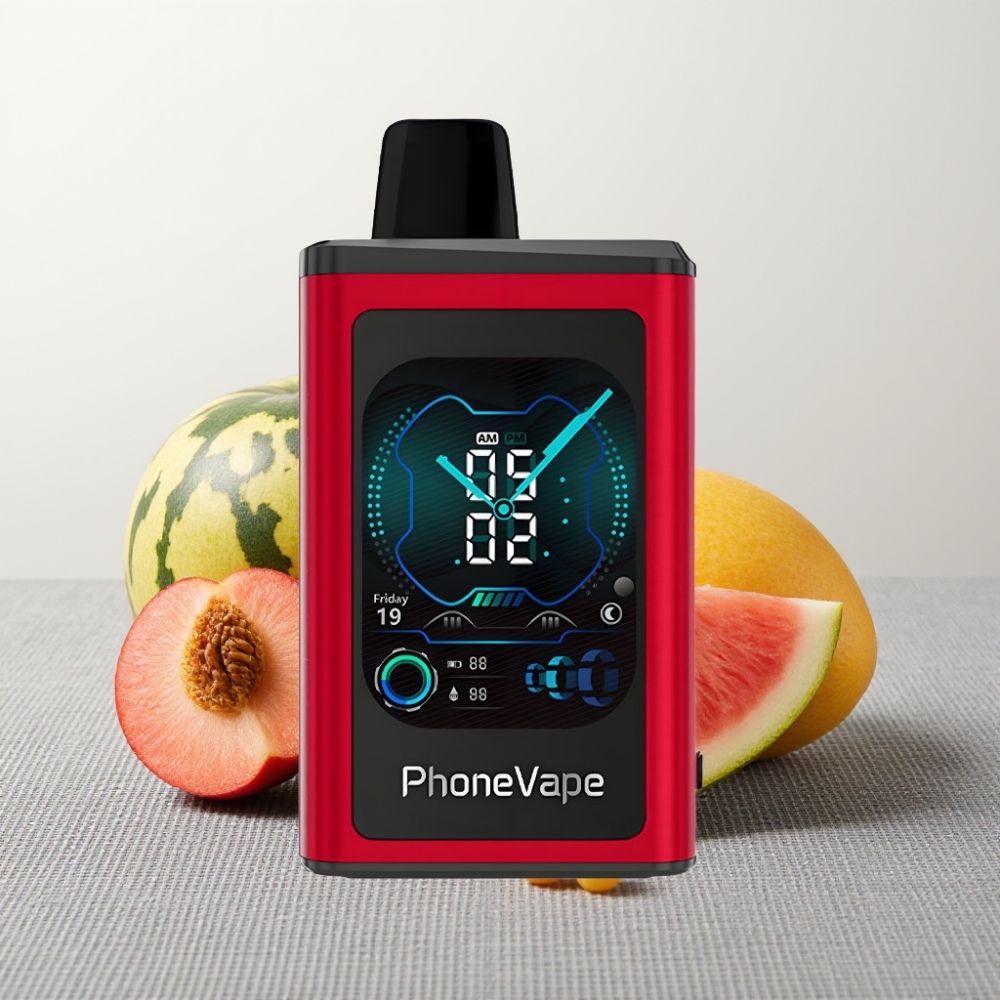JNR PhoneVape 30000 пхав Disposable Vape Персик Манго Кавун Turbo Mode App Controlled