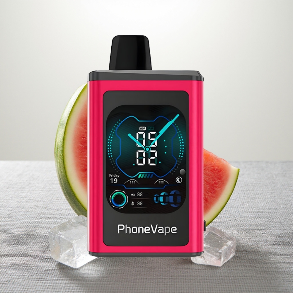 JNR PhoneVape 30000 пхань Диспосейбл Вейп з Кавуновим Льодом, Type-C, Турбо, Екран