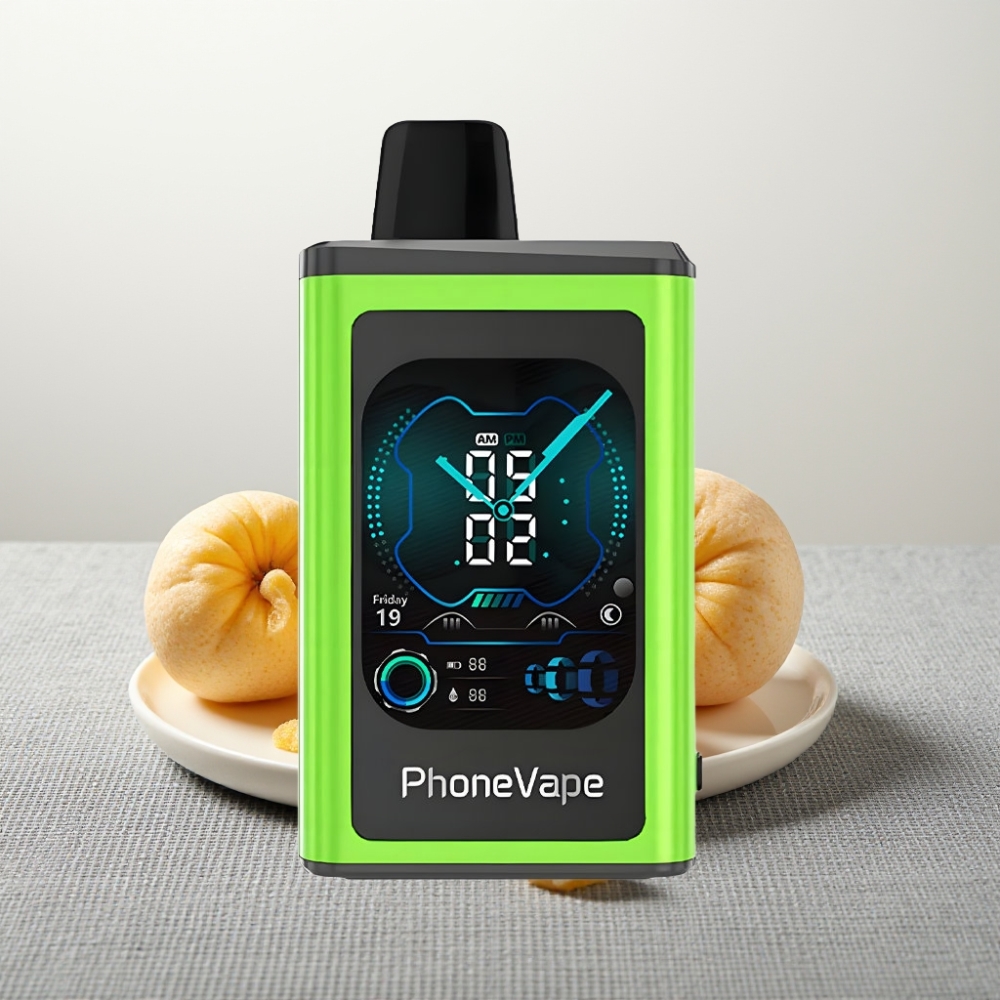 JNR PhoneVape 30000 puffs Диспосейбл Вейп Кисло-Яблучний Льодяний, 850mAh, Turbo, App
