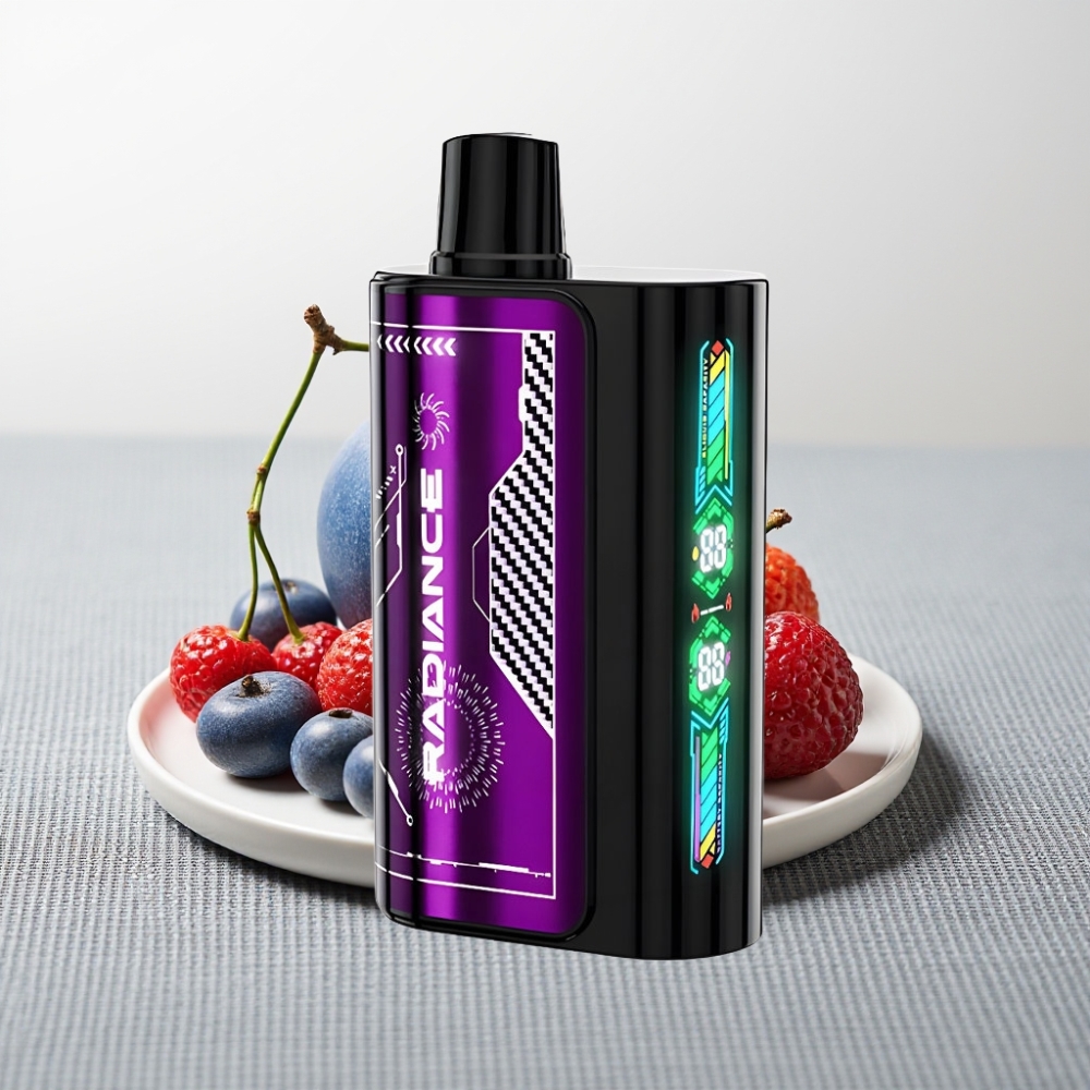 JNR Radiance 31000 Puffs Dual Mesh 28ml Блакитно-малинова вишня