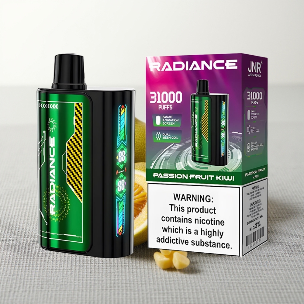 JNR Radiance 31000 Puffs Smart Screen Dual Mesh 2% Маракуйя Ківі