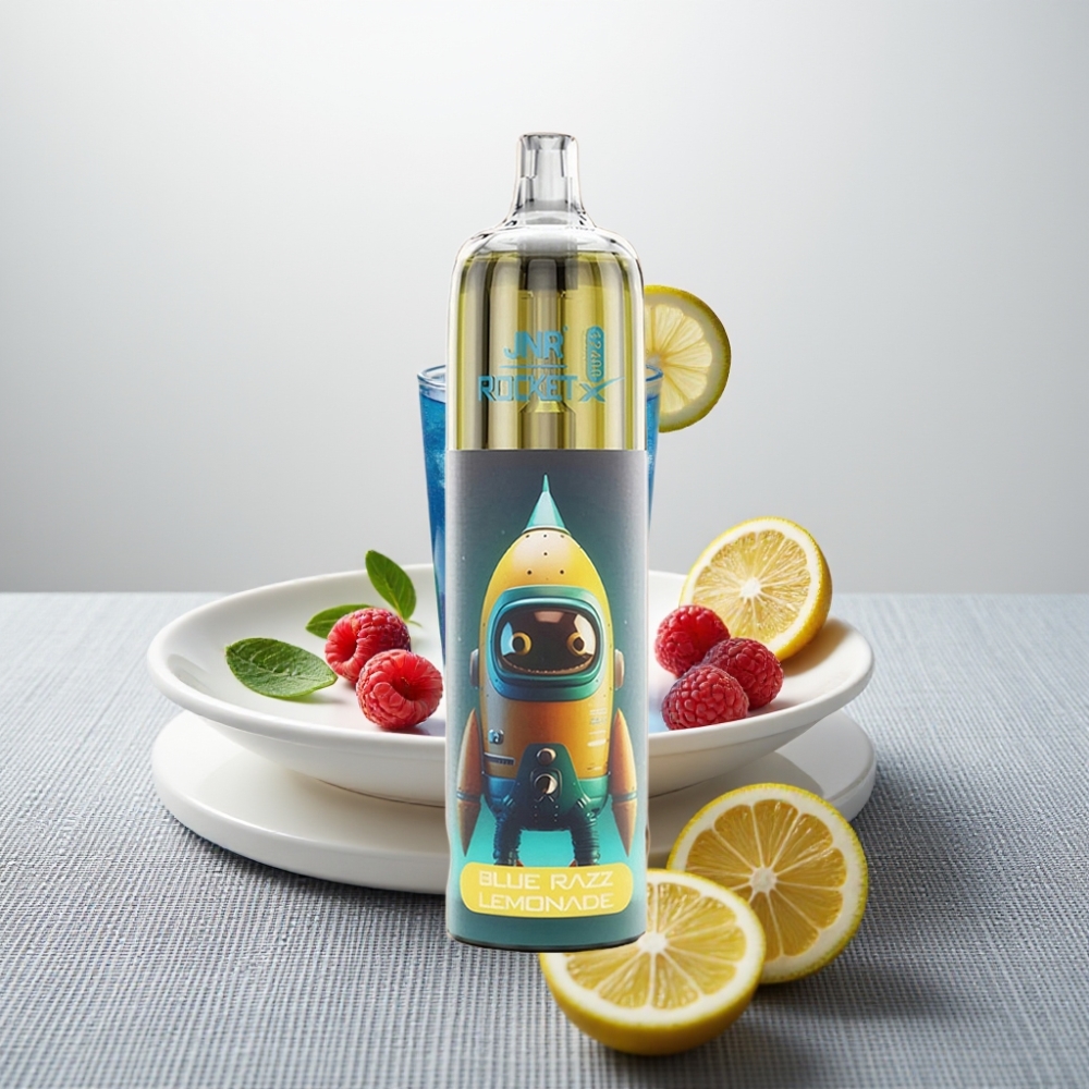 JNR Rocket-X 12400 Puffs З регульованим повітряним потоком Blue Razz Lemonade