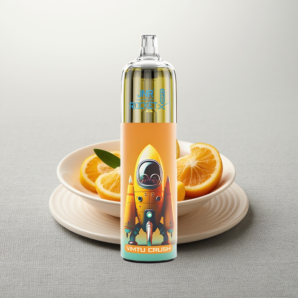 JNR Rocket-X 12400 Puffs Диспозейбл Вейп із RGB підсвіткою, Vimtu Crush