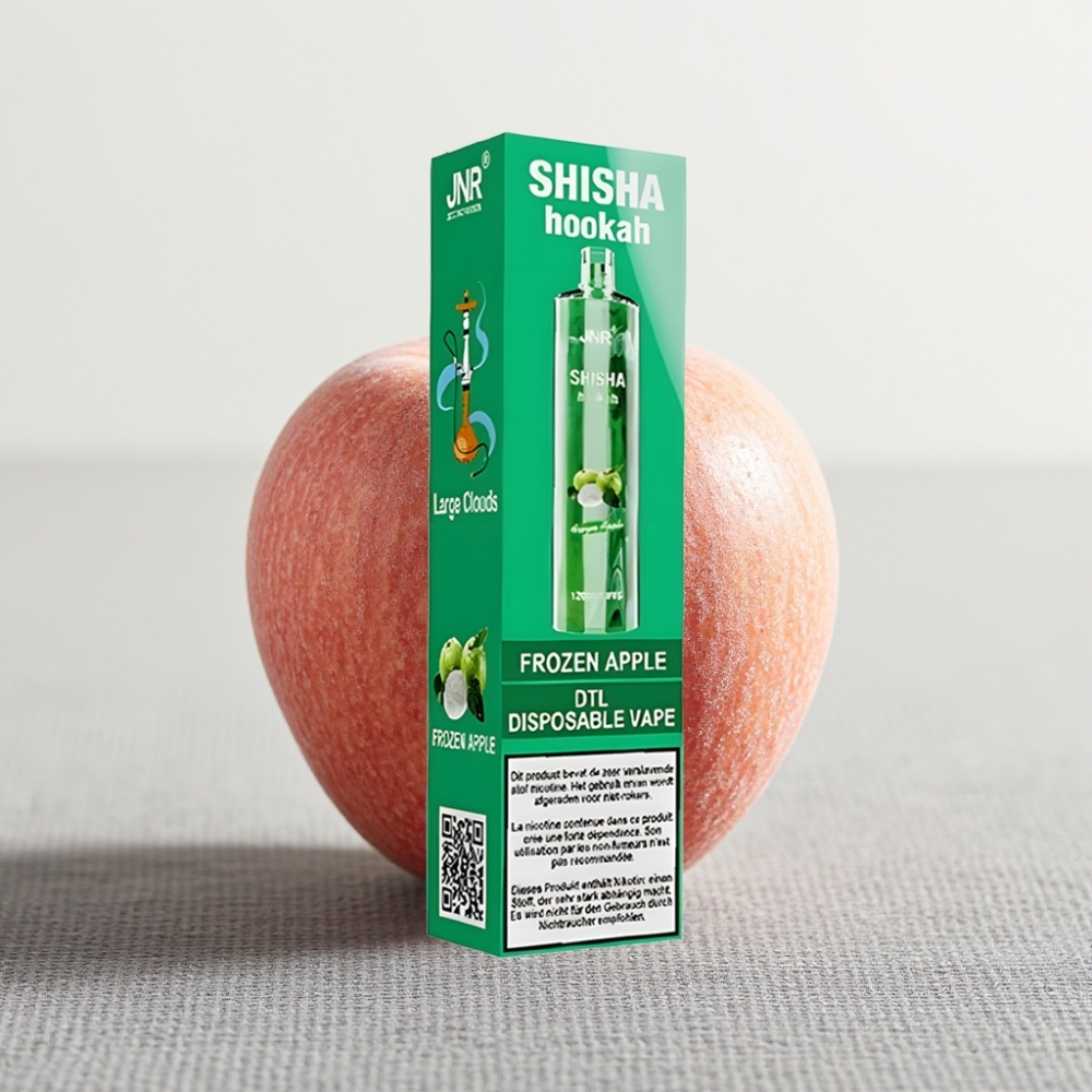 JNR Shisha Hookah 12000 Puffs 750mAh 24ml 0.6Ω Frozen Apple