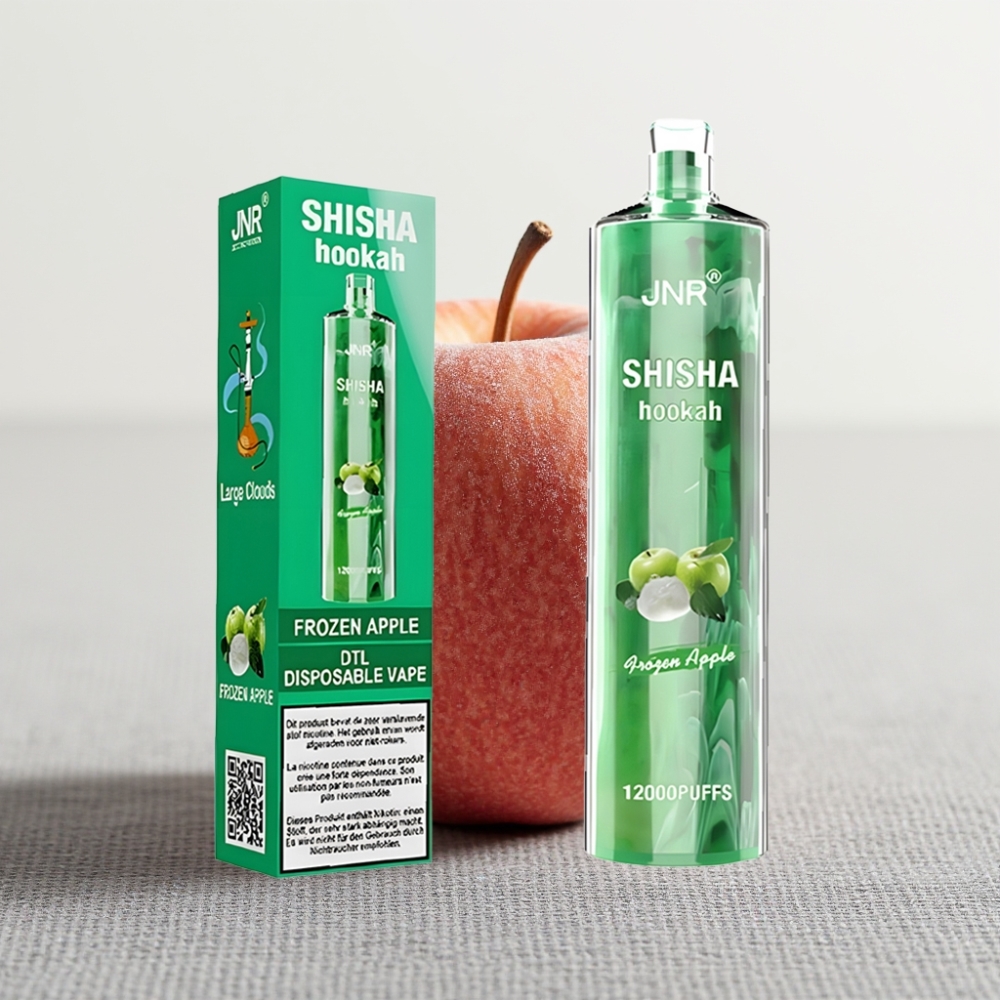 JNR Shisha Hookah 12000 Puffs 750mAh 24ml 0.6Ω Frozen Apple