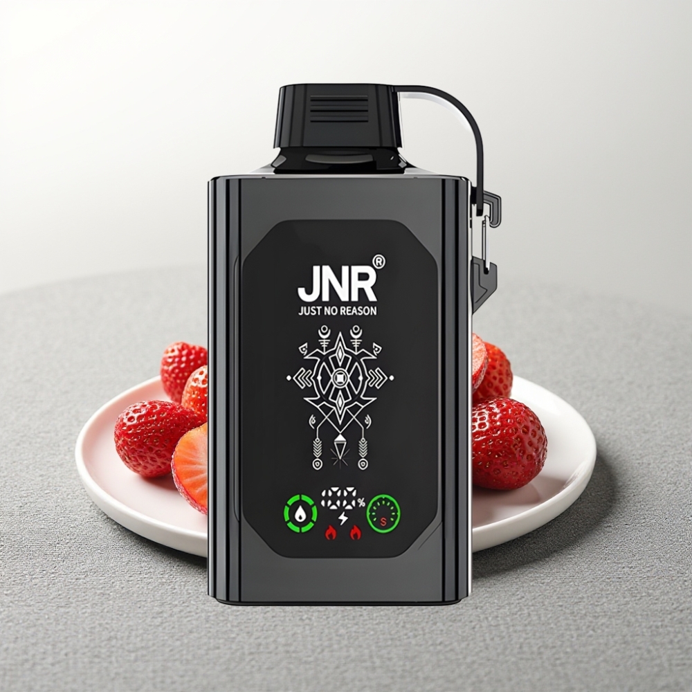 JNR Shisha Hookah Box 20500 Puffs HD Display 1000mAh 25ml Полуничний Лід
