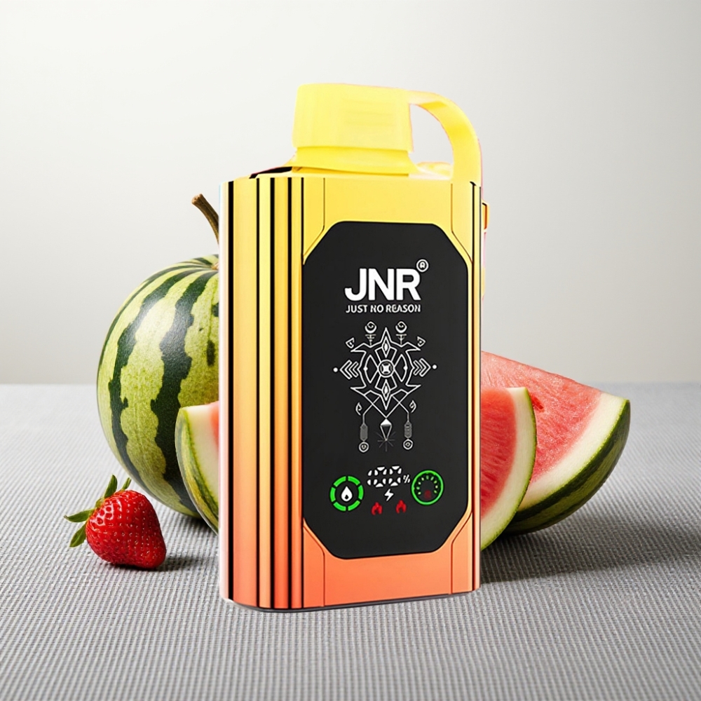 JNR Shisha Hookah Box 20500 Puffs HD Display 1000mAh Type-C Арбуз Полуниця Баблгам