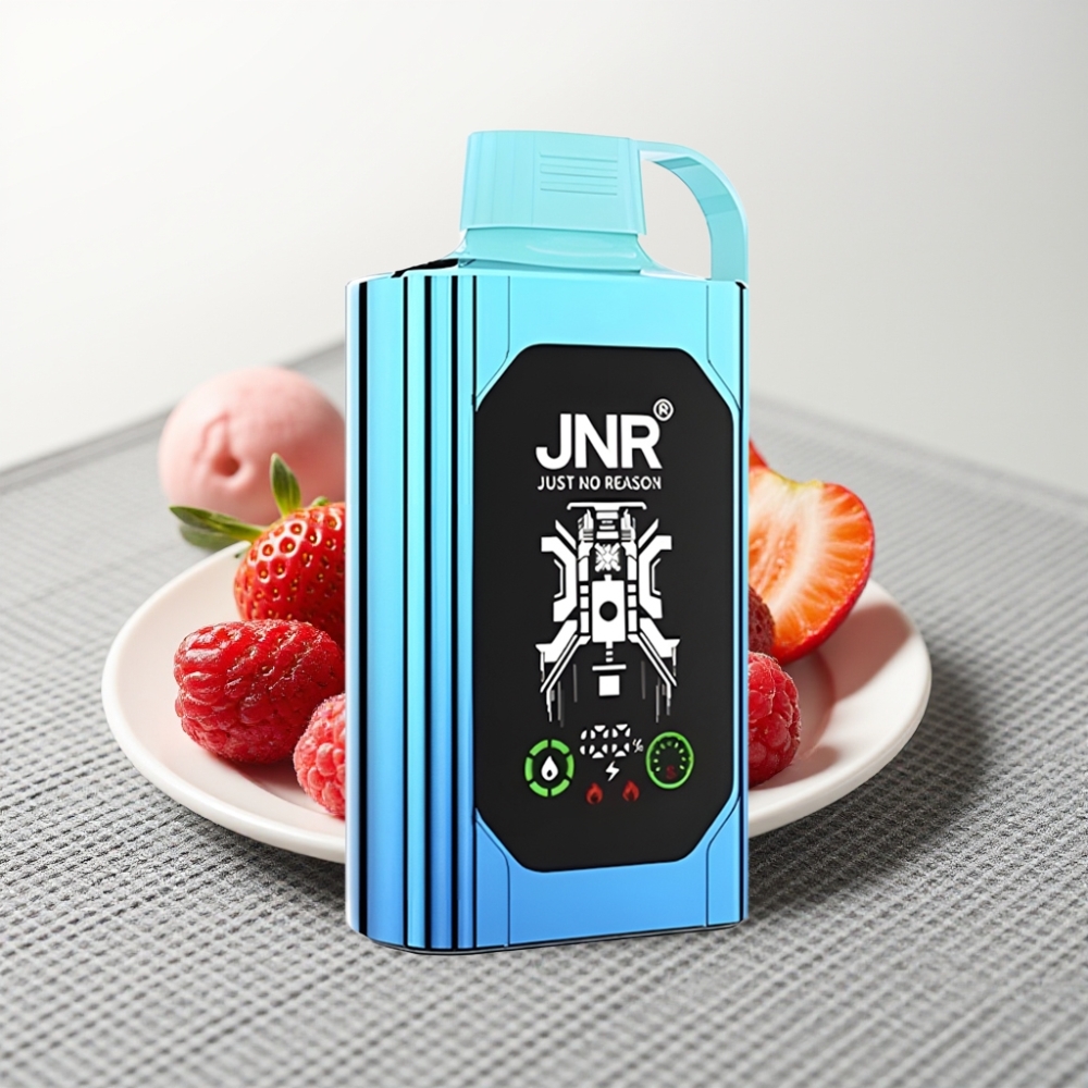 JNR Shisha Hookah Box 20500 Puffs HD Display 1000mAh Type-C Полуниця-Малина Цукерка