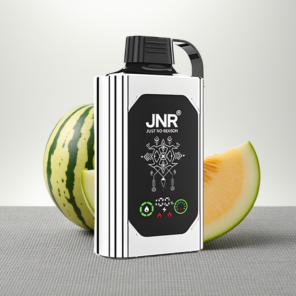 JNR Shisha Hookah Box 20500 Puffs HD Display Dual Melon Mint 1000mAh Type-C