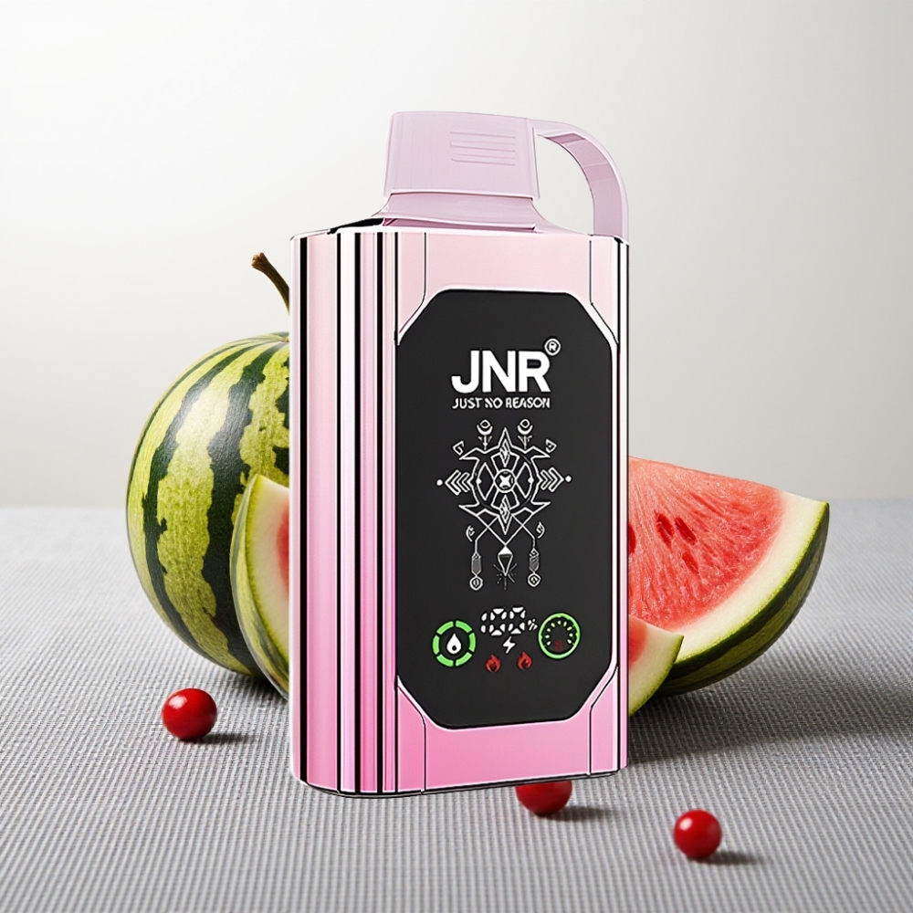 JNR Shisha Hookah Box 20500 Puffs HD Display Dual Mesh Coil Вишня Кавун Freeze