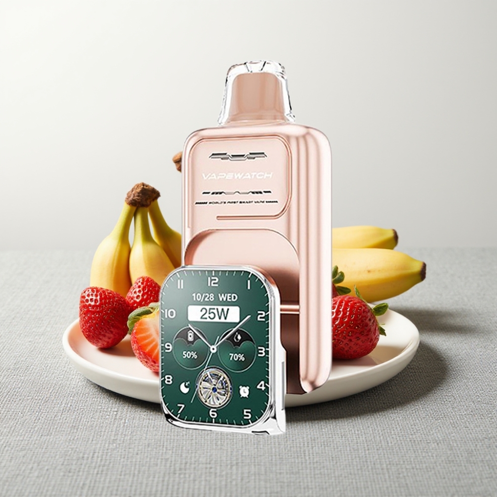 JNR VapeWatch 30000 Puffs 1000mAh 19mL 5% Полуниця-Банан