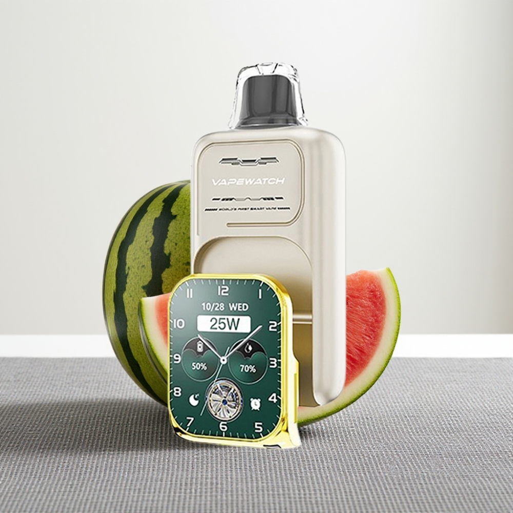 JNR VapeWatch 30000 Puffs 19mL 5% Dual Mesh Кавун Лід