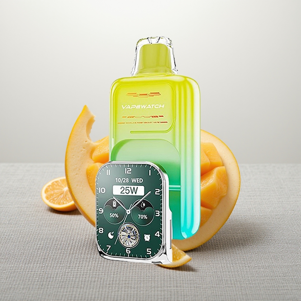 JNR VapeWatch 30000 Puffs Помаранчевий Манго Dual Mesh Coil Type-C