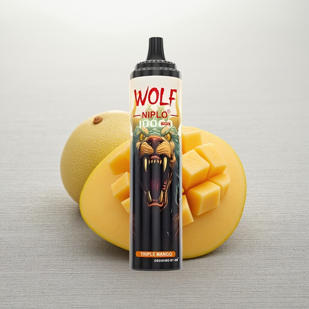JNR Wolf Niplo 10000 Puffs 20ml Triple Mango 650mAh Type-C