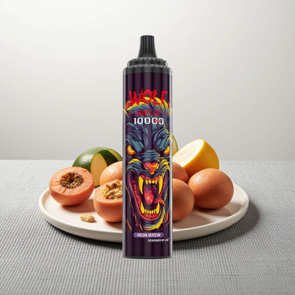 JNR Wolf Niplo 10000 Puffs 20ml Залізний Бровар Type-C
