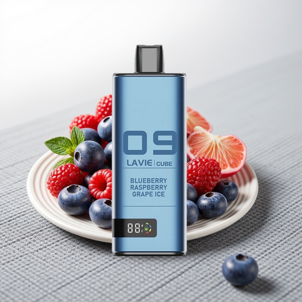 Lavie Cube 20000 Puffs 28ML 5% Type C Чорниця Малина Виноград Лід