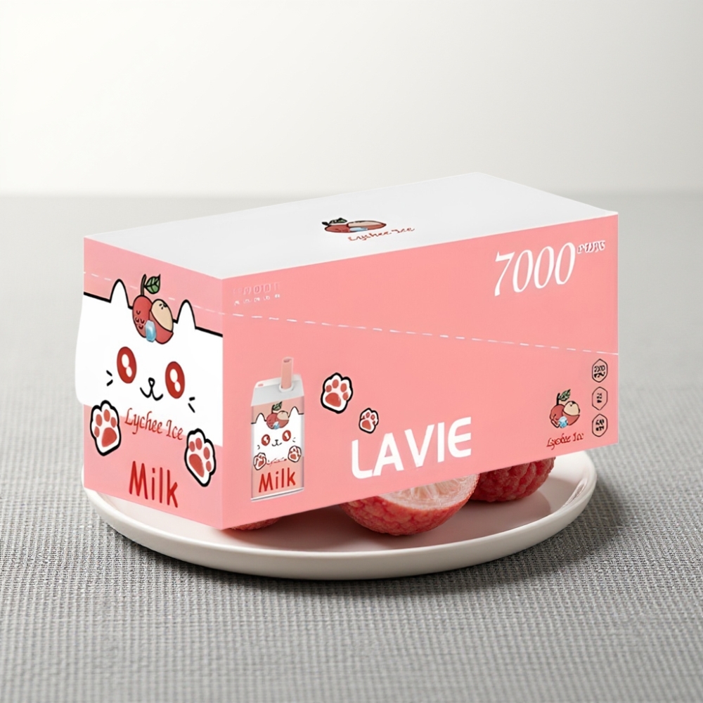 LAVIE Milk 7000 Puffs Лайс Лід 16ML 600mAh Type C wholesale vape Ukraine