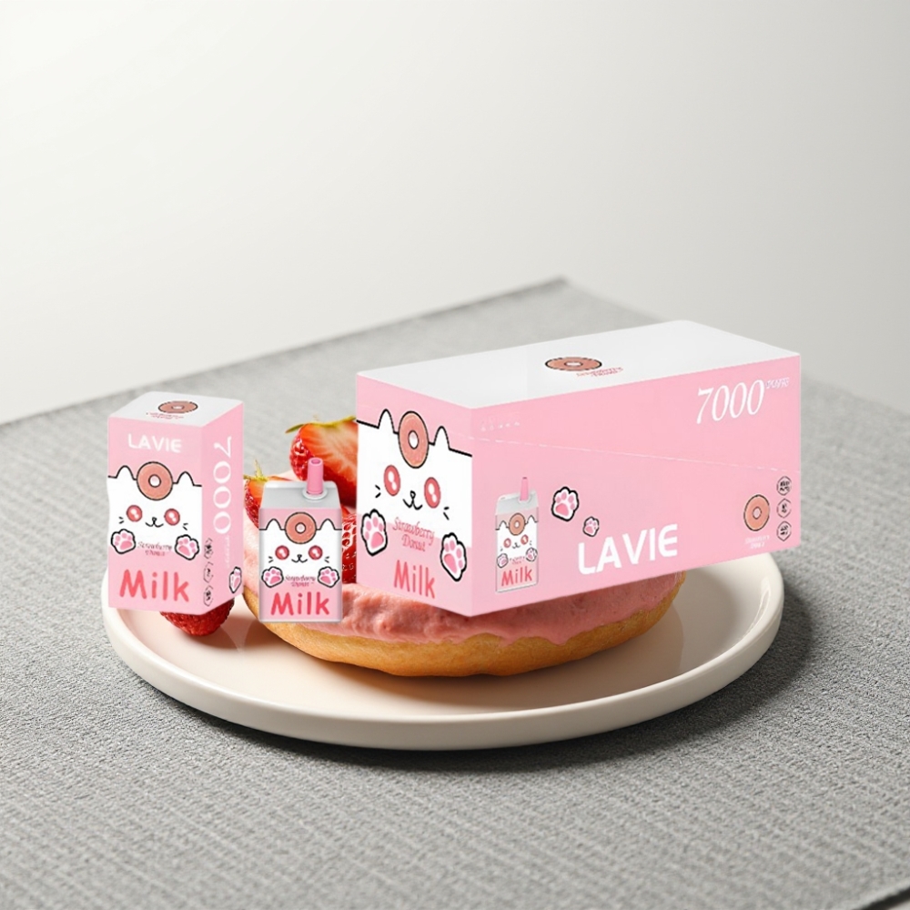 LAVIE Milk 7000 Puffs Полуничний Пончик 16ML Type C