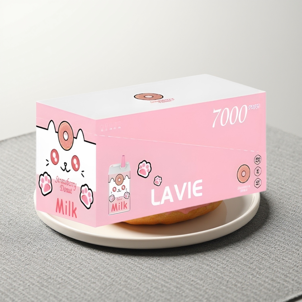 LAVIE Milk 7000 Puffs Полуничний Пончик 16ML Type C