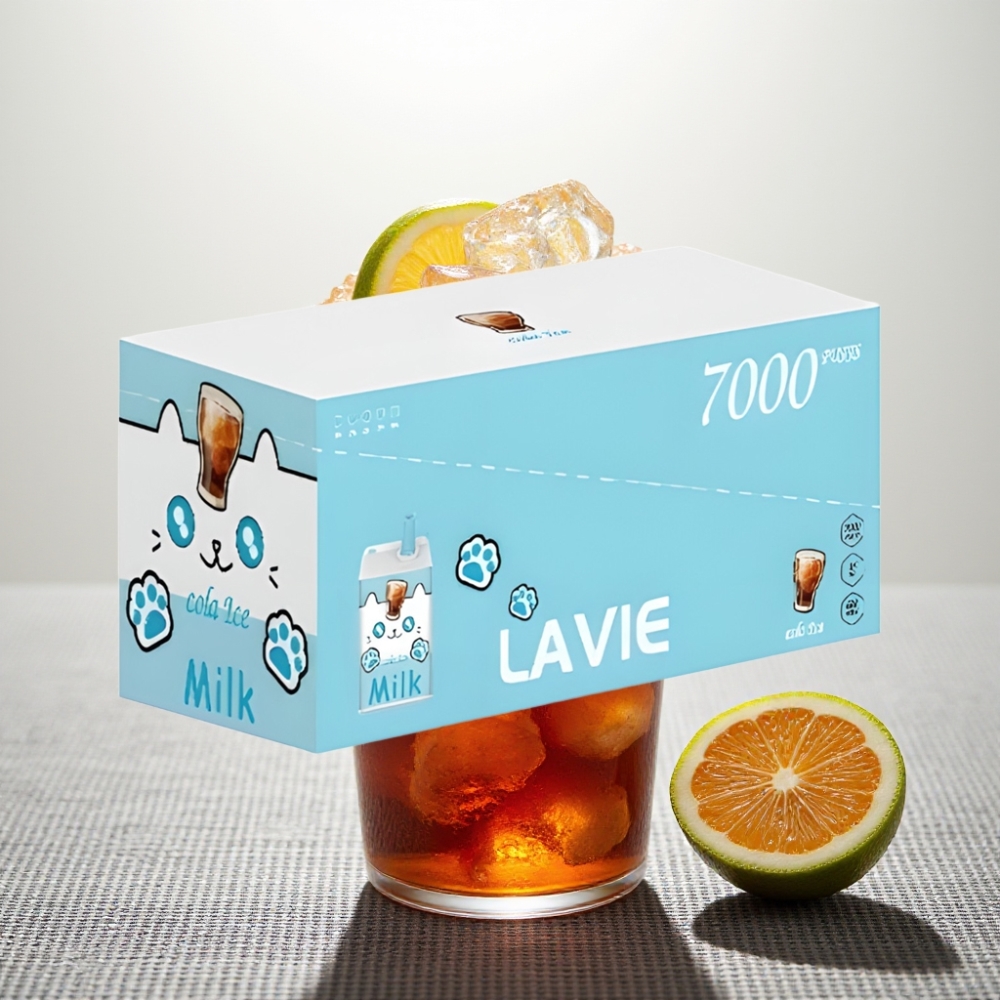 LAVIE Milk 7000 Puffs 16ML Кола-Лід Type C wholesale vape Ukraine