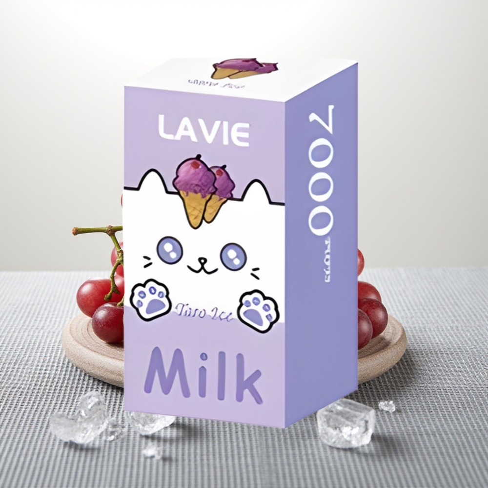 LAVIE Milk 7000 Puffs 16ML Графітовий Лід Type C wholesale vape Ukraine