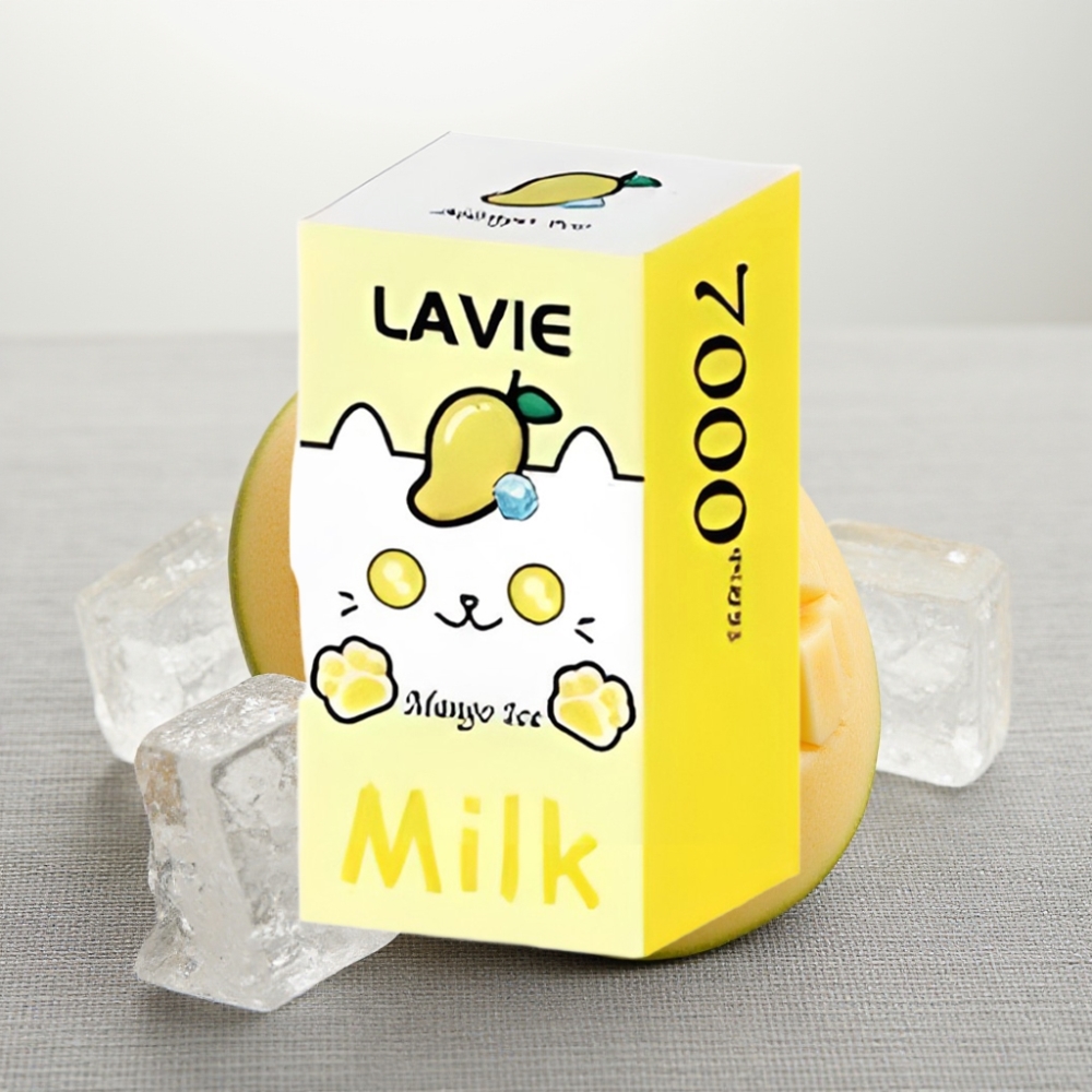 LAVIE Milk 7000 Puffs Манго Лід 16ML Type C wholesale vape Ukraine
