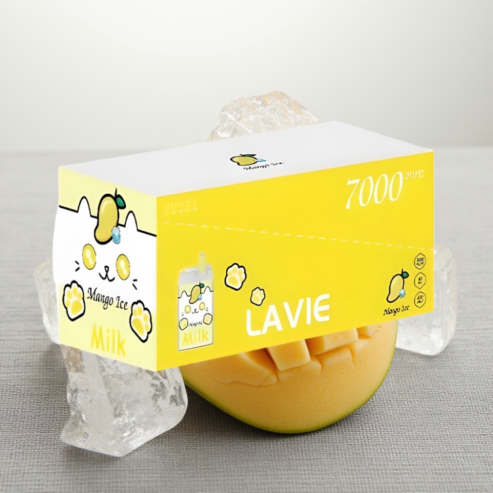 LAVIE Milk 7000 Puffs Манго Лід 16ML Type C wholesale vape Ukraine