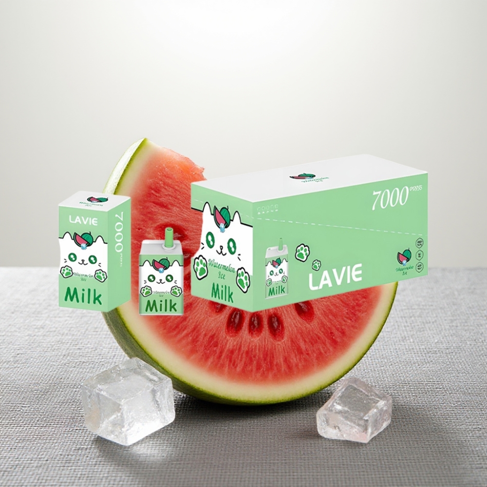 LAVIE Milk 7000 Puffs 16ML Watermelon Ice Type C Rechargeable