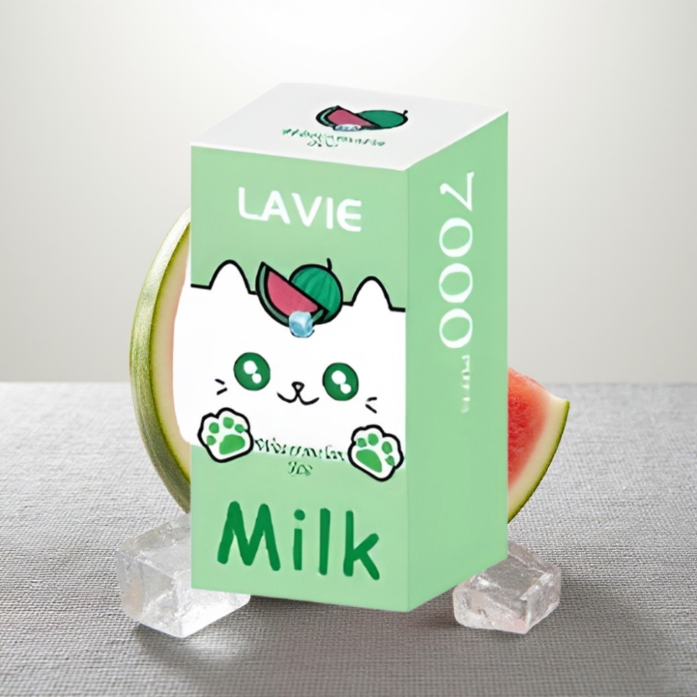LAVIE Milk 7000 Puffs 16ML Watermelon Ice Type C Rechargeable